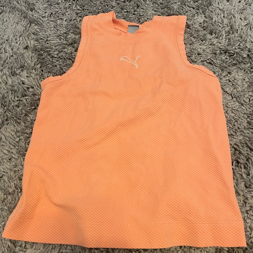 🎉B2GO-Puma Orange Sleeveless Top
